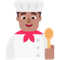 Man Cook- Medium Skin Tone emoji on Microsoft